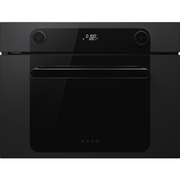 Smeg SO4201M1BI Built-In Combination Microwave Oven, Black