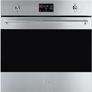 Smeg SO6302M2X Classic Built-In Electric Single Oven with Microwave Function, Stainless Steel