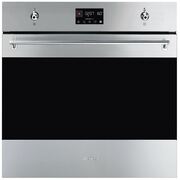 Smeg SOP6302TX Classic Built-In Electric Single Oven with Pyrolytic Cleaning, Stainless Steel, A+ Rated