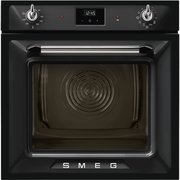 Smeg SOP6900TN Victoria Built-In Electric Single Oven with Pyrolytic Cleaning, Black, A+ Rated
