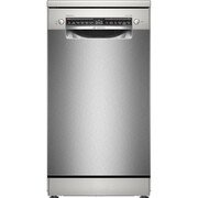 Bosch SPS4HMI49G Series 4 Slimline Dishwasher, 10 Place Settings, Silver, E Rated