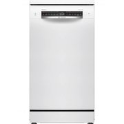 Bosch SPS4HMW14G Slimline Dishwasher, 10 Place Settings, White, D Rated