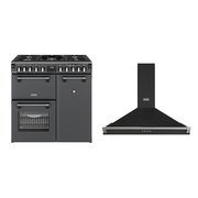 Stoves Richmond Dual Fuel Range Cooker & Hood Pack