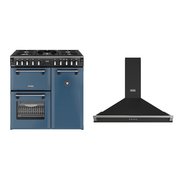 Stoves Richmond Dual Fuel Range Cooker & Hood Pack