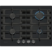 Neff T26NKP4S0 59cm 4 Burner Gas Hob, Black