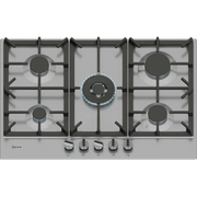 Neff T27CIQ8N0 N70 5 Burner Gas Hob, Stainless Steel