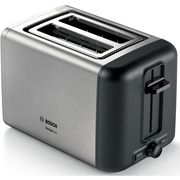 Bosch TAT3P420GB DesignLine Compact Toaster, 2 Slice, Stainless Steel