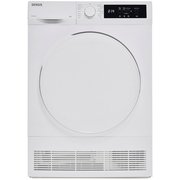 Sensis TDCF018BW Condenser Tumble Dryer, 8kg, White, B Rated