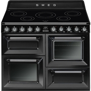 Smeg TR4110IBL2 Victoria Black 110cm Induction Range Cooker, A Rated