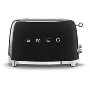 Smeg TSF01BLUK Retro Toaster, 2 Slice, Black