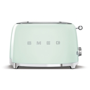Smeg TSF01PGUK Retro Toaster, 2 Slice, Green