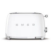 Smeg TSF01WHUK Retro Toaster, 2 Slice, White