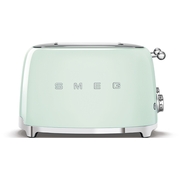 Smeg TSF03PGUK Retro Toaster, 4 Slice, Green