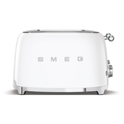 Smeg TSF03WHUK Retro Toaster, 4 Slice, White