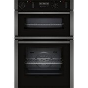 Neff Built-In Electric Double Oven, Graphite Grey
