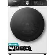 Hisense WF5S1045BW 5S Series Washing Machine, 10.5kg, 1400 Spin, White, A Rated