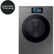 Samsung WF90F09C4SU1 Series 9 AI Home Washing Machine, 9kg, 1400 Spin, Grey, A Rated