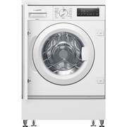 Siemens WI14W502GB iQ700 Integrated Washing Machine, 8kg, 1400 Spin, White, C Rated