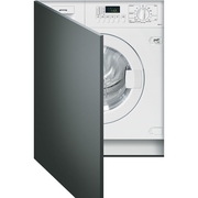 Smeg WMI147C Integrated Washing Machine, 7kg, 1400 Spin, White, E Rated