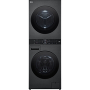LG WT1210BBTN1 Washer Dryer, 12kg/10kg, 1400 Spin, Black, A Rated