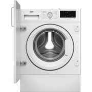 Beko WTIK741511 Integrated Washing Machine, 7kg, 1400 Spin, White, A Rated