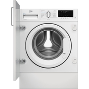 Beko WTIK94121F Integrated Washing Machine, 9kg, 1400 Spin, White, A Rated