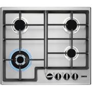 Zanussi ZGNN645X 4 Burner Gas Hob, Stainless Steel