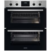 Zanussi ZPHNL3X1 Built-Under Electric Double Oven, Stainless steel with Antifingerprint, A Rated