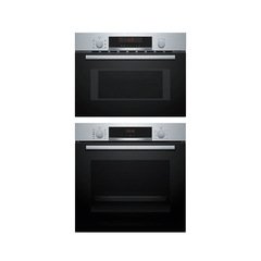 Bosch HQA534BS3B Series 4 Built-In Electric Single Oven, Stainless Steel, A+ Rated