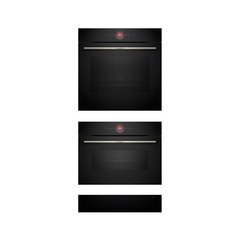 Bosch HBG7341B1B Series 8 Built-In Electric Single Oven, Black, A+ Rated