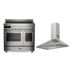 DeLonghi BS 965T IMXX 90cm Induction Range Cooker, Stainless Steel, A Rated