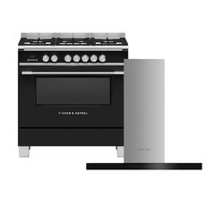 Fisher & Paykel OR90SCG4B1 Series 7 Classic 90cm Dual Fuel Range Cooker, Black, A Rated