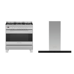 Fisher & Paykel OR90SDG4X1 Series 7 Contemporary 90cm Dual Fuel Range Cooker, Stainless Steel, A Rated