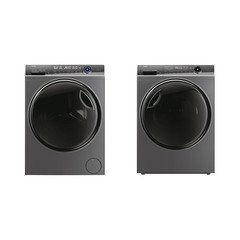 Haier HW100GB14979SUUK I-Pro Series 7 Plus Washing Machine, 10kg, 1400 Spin, Grey, A Rated