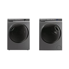 Haier HD90-A3Q979RU1 I-Pro Series 7 Plus Heat Pump Tumble Dryer, 9kg, Grey, A+++ Rated