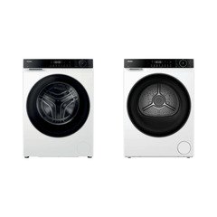 Haier HW120-BP14357UUK Washing Machine, 12kg, 1400 Spin, White, A Rated