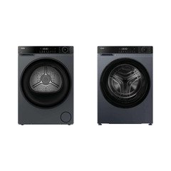 Haier HD90-D357U1G-UK Heat Pump Tumble Dryer, 9kg, Grey, A++ Rated