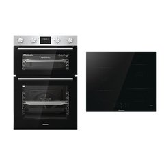Hisense BID95211XUK Built-In Electric Double Oven, Stainless Steel, A Rated