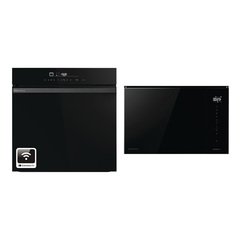 Hisense HO66FAPizzaChef Built-In Electric Single Oven with Pyrolytic Cleaning, Black, A+ Rated