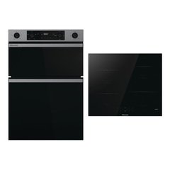 Hisense BID914221CX Built-In Electric Double Oven, Stainless Steel, A Rated