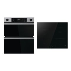 Hisense BUD714221CX Built-Under Electric Double Oven, Stainless Steel, A Rated
