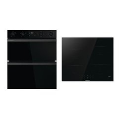 Hisense BUD714221CDBG Built-Under Electric Double Oven, Black, A Rated