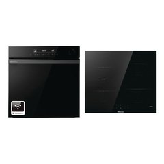 Hisense BSA66346PDBGUK Hi6 BlackLine Built-In Electric Single Oven with Pyrolytic Cleaning, A+ Rated