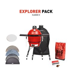 Kamado Joe KJ23RHC Classic II, Red