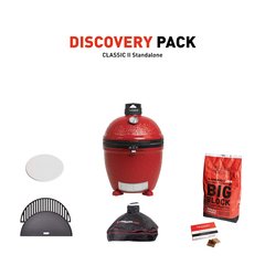Kamado Joe KJ23NRHC Classic II - Stand-Alone, Red