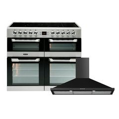 Leisure CS100C510X Cuisinemaster 100cm Ceramic Range Cooker, Stainless Steel, A Rated