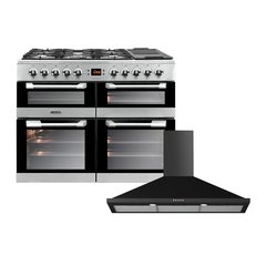 Leisure CS100F520X Cuisinemaster 100cm Dual Fuel Range Cooker, Stainless Steel, A Rated