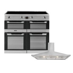 Leisure CS100D510X Cuisinemaster 100cm Induction Range Cooker, Stainless Steel, A Rated