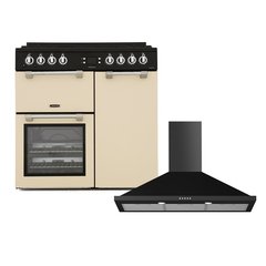 Leisure CK90G232C Cookmaster 90cm Gas Range Cooker, Cream, A+ Rated