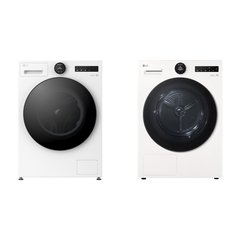 LG F4X7009TWB Washing Machine, 9kg, 1400 Spin, White, A Rated